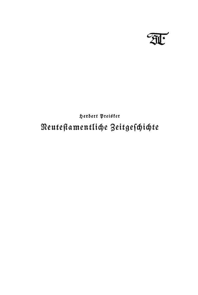 Neutestamentliche Zeitgeschichte German Edition Herbert Preisker Kitap Kapağı