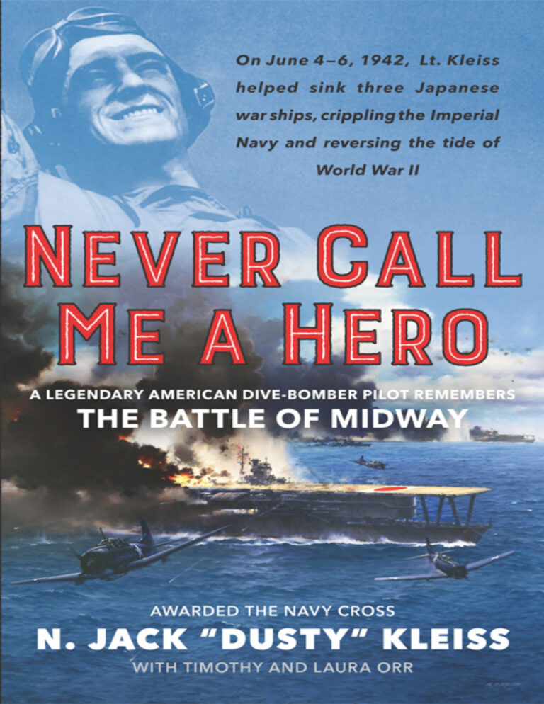 Never Call Me a Hero N Jack Dusty Kleiss Kitap Kapağı