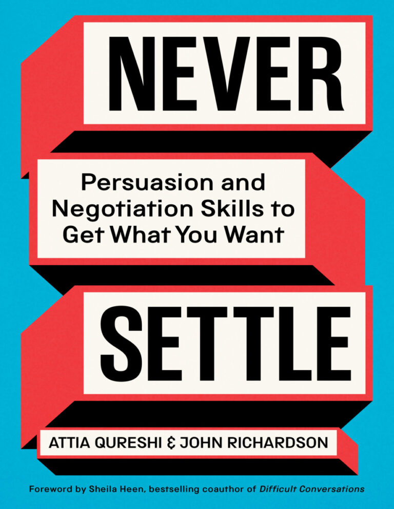Never Settle ATTIA QURESHI Kitap Kapağı