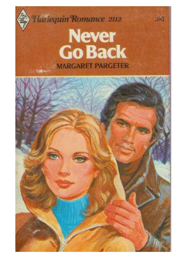 Never go back Margaret pargeter Kitap Kapağı