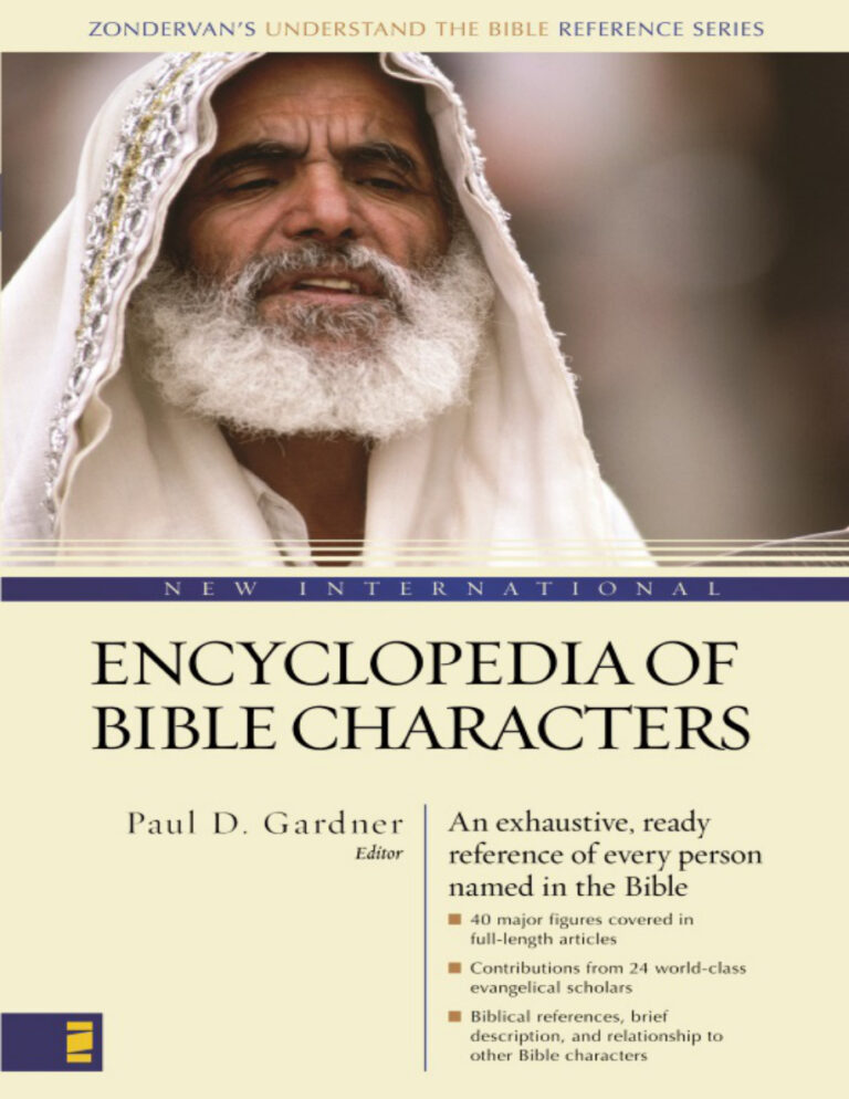 New International Encyclopedia of Bible Characters Paul Gardner Kitap Kapağı
