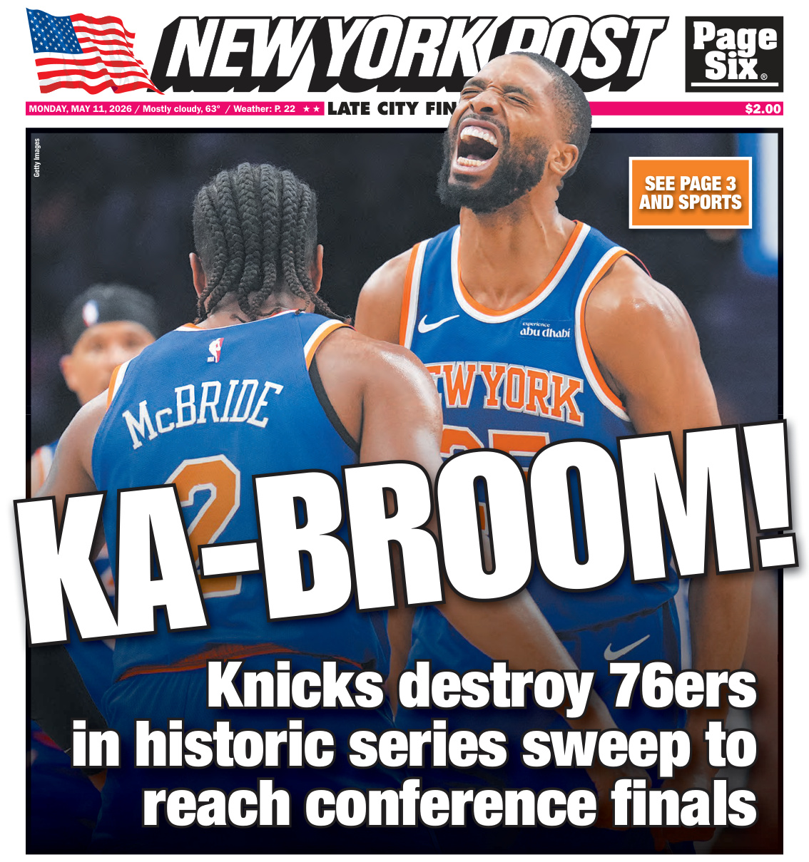 New York Post May 11 2026 New York Post Kitap Kapağı