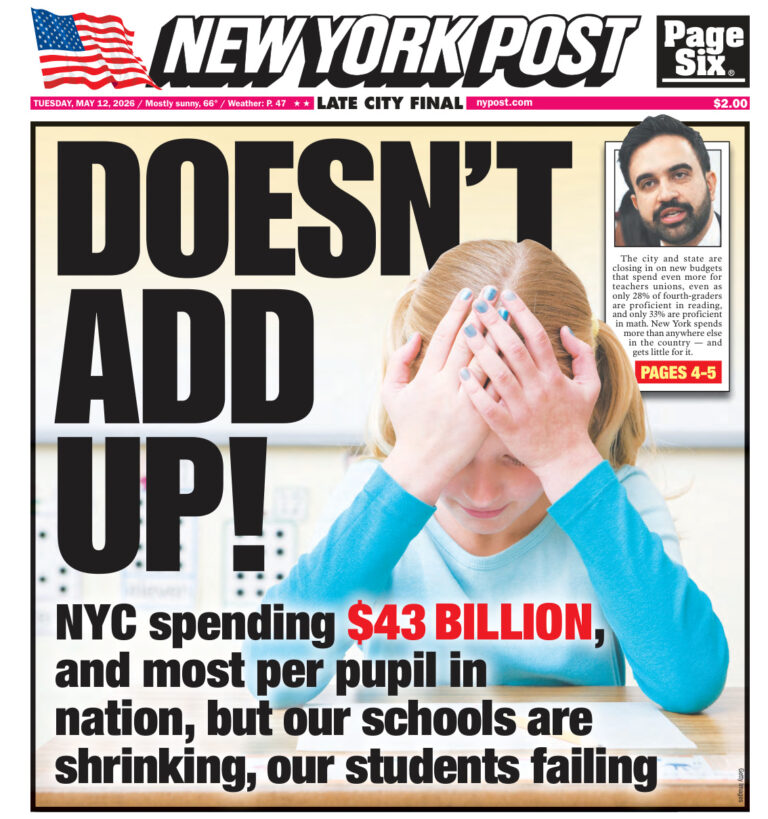New York Post May 12 2026 New York Post Kitap Kapağı