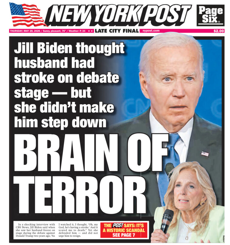 New York Post May 28 2026 New York Post Kitap Kapağı