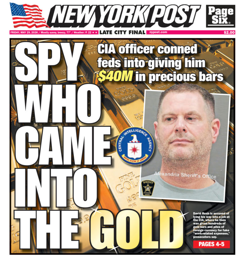 New York Post May 29 2026 New York Post Kitap Kapağı