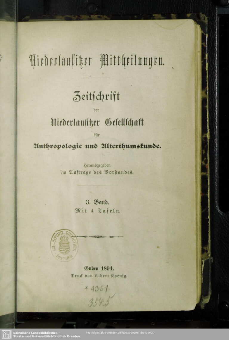Niederlausitzer Mittheilungen Zeitschrift der Niederlausitzer Gesellschaft fur Anthropologie und Urgeschichte German Edition Niederla Kitap Kapağı
