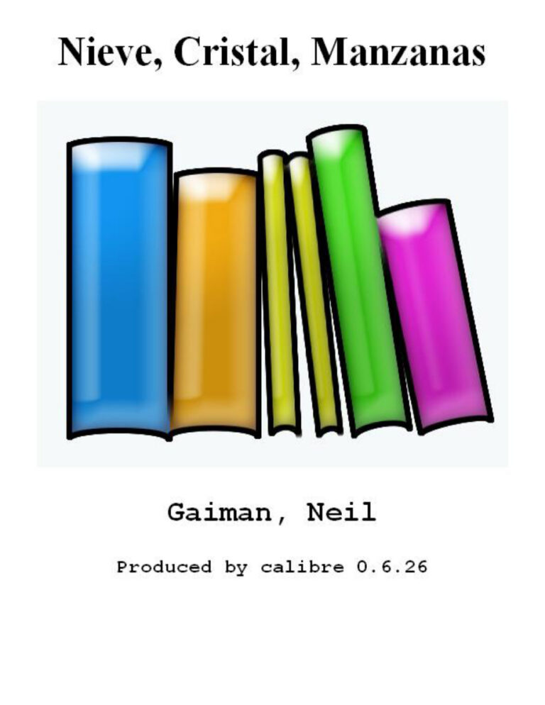 Nieve Cristal Manzanas Neil Gaiman Kitap Kapağı