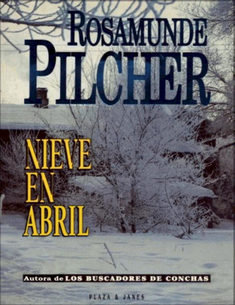 Nieve en Abril Spanish Rosamunde Pilcher Kitap Kapağı