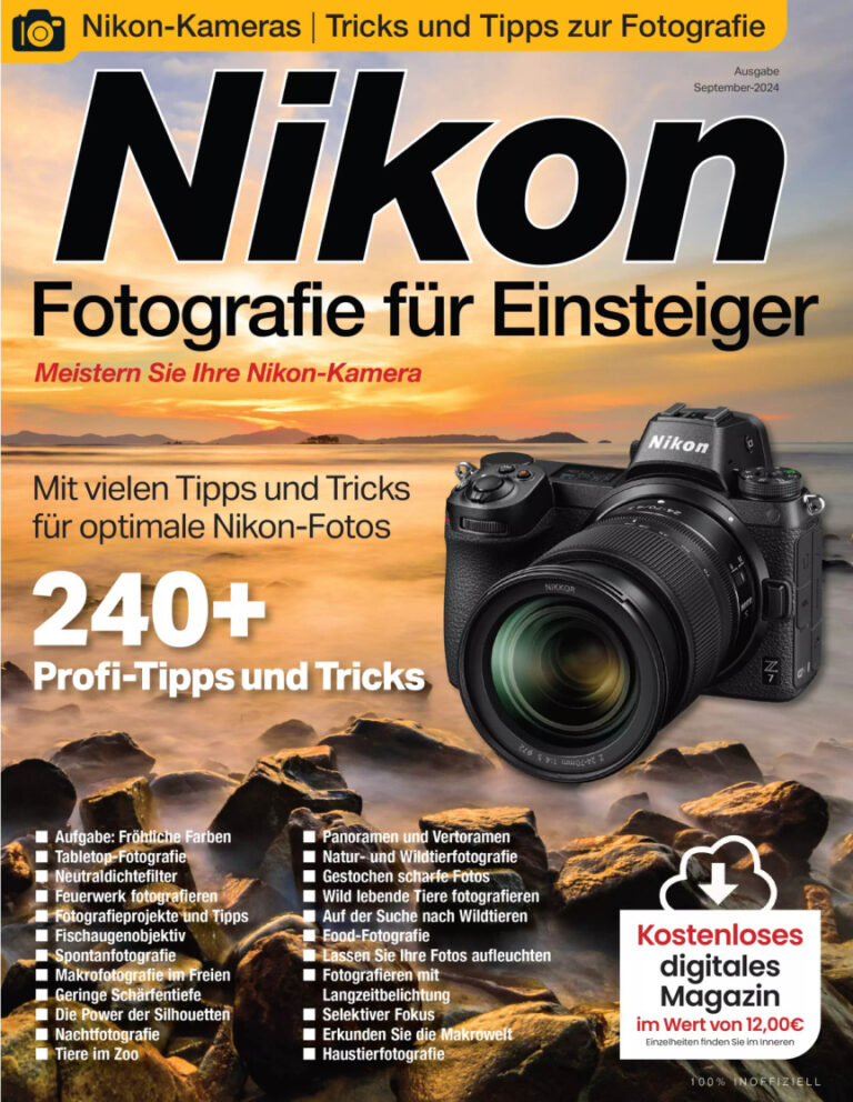 Nikon Fotografie fur Einsteiger September 2024 GER Nikon Fotografie fur Einsteiger Kitap Kapağı