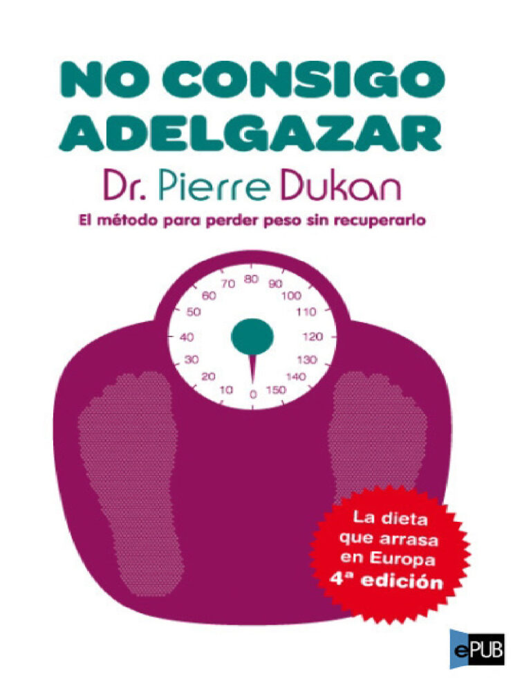 No consigo adelgazar Pierre Dukan Kitap Kapağı