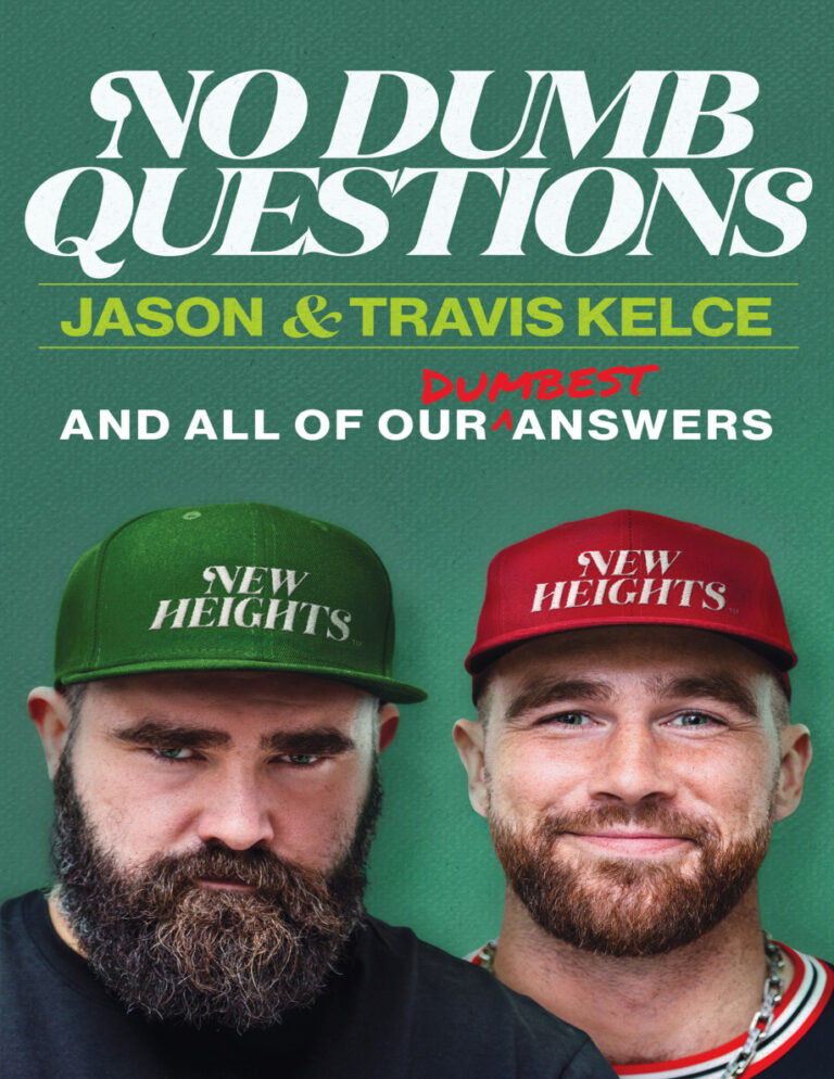 No dumb questions Jason and Travis Kelce Kitap Kapağı