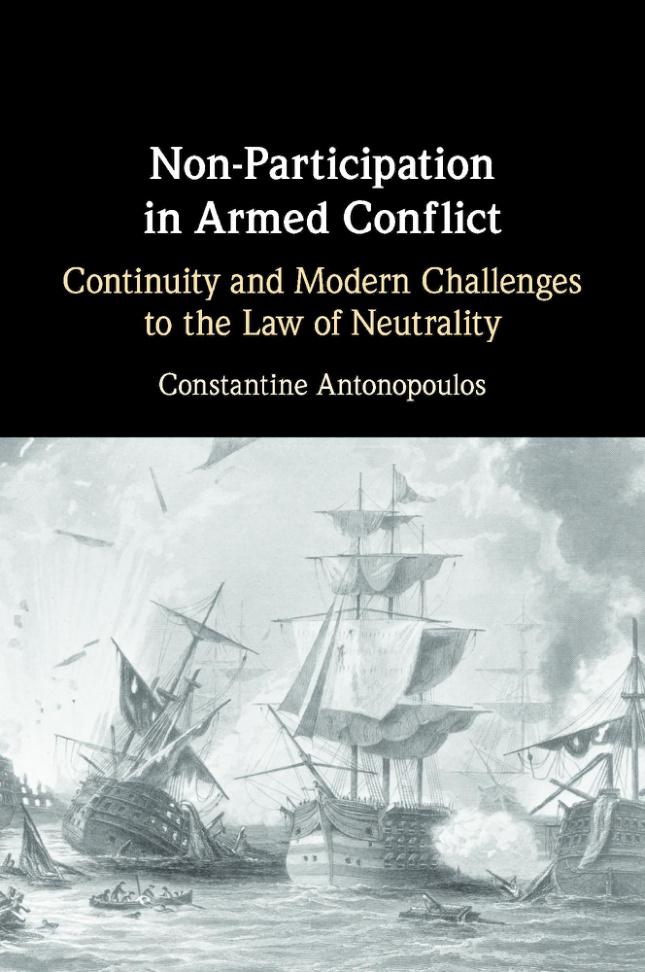 Non Participation in Armed Conflict Constantine Antonopoulos Kitap Kapağı