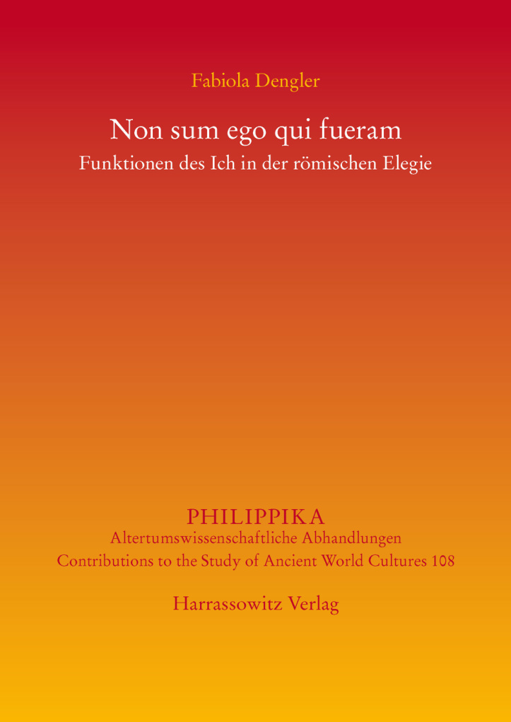 Non sum ego qui fueram German Edition Fabiola Dengler Kitap Kapağı
