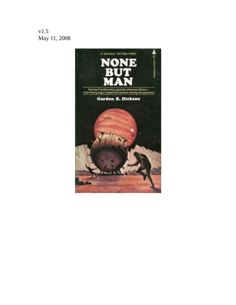None But Man German Edition Dickson Gordon R Kitap Kapağı