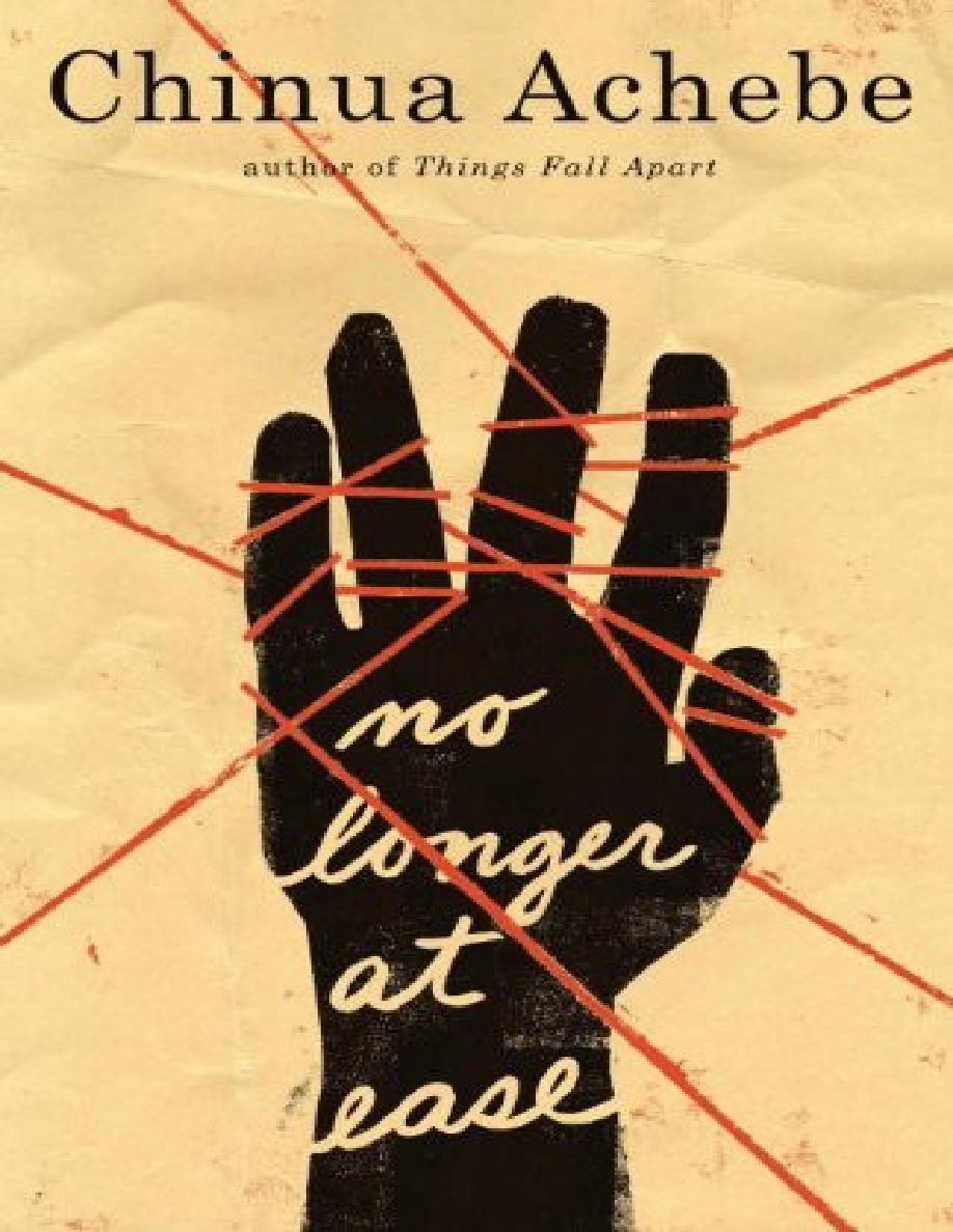 Not longer at ease Chinua Achebe Kitap Kapağı