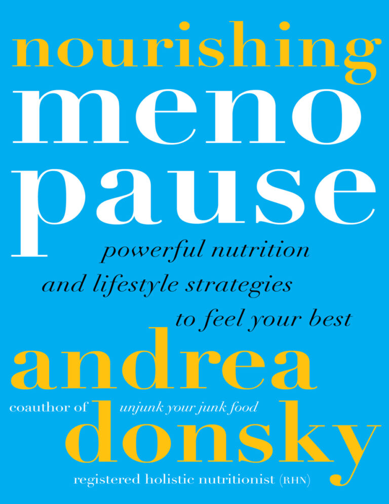 Nourishing Menopause Andrea Donsky Kitap Kapağı