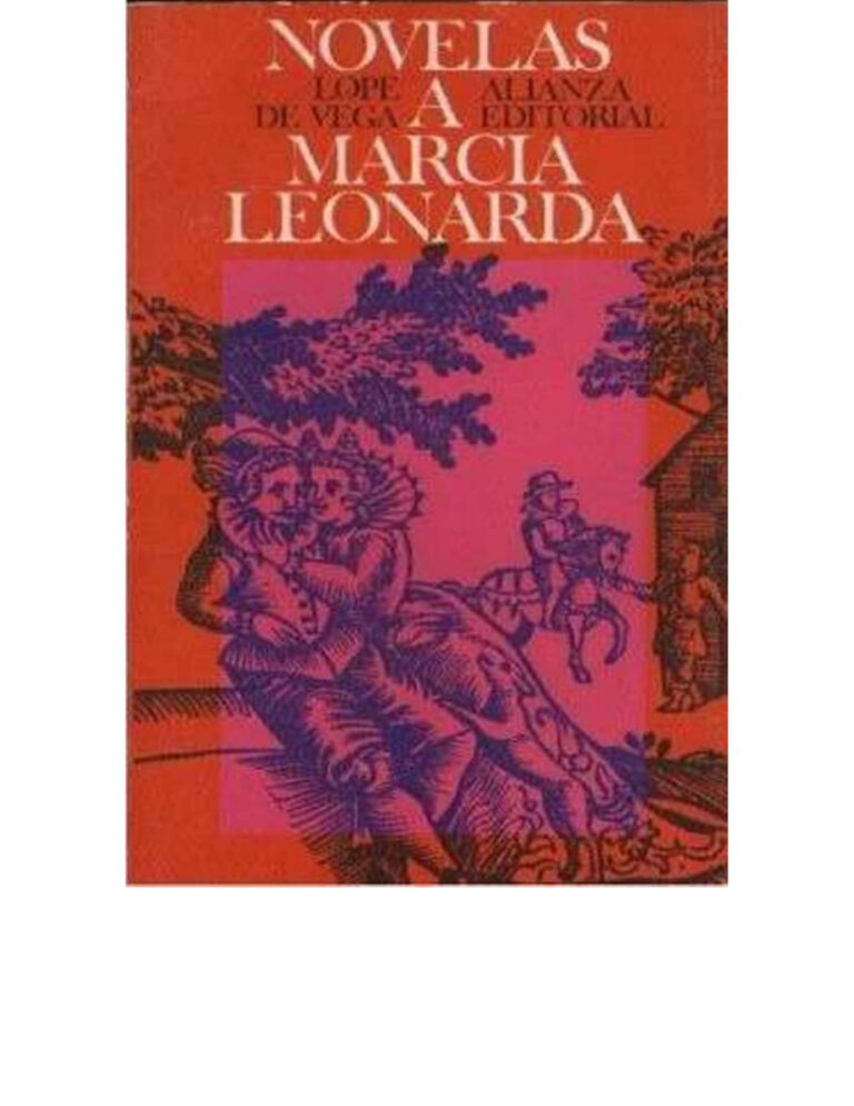 Novelas a Marcia Leonarda Spanish Edition Lope de Vega Kitap Kapağı
