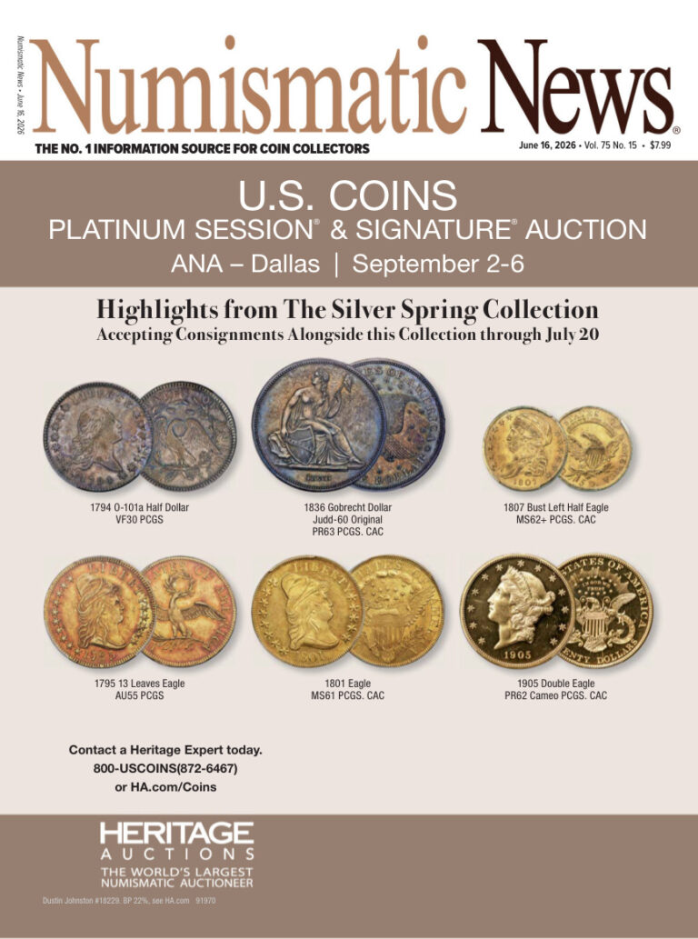 Numismatic News Vol 75 No 15 June 16 2026 Numismatic News Kitap Kapağı