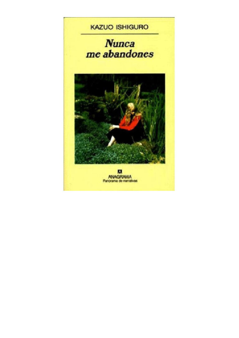 Nunca me abandones Kazuo Ishiguro Kitap Kapağı