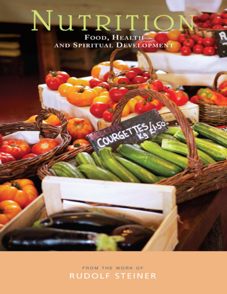 Nutrition Food Health and Spiritual Development Rudolf Steiner Kitap Kapağı