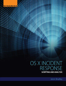 OS X Incident Response Jaron Bradley Kitap Kapağı