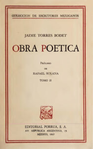 Obra poetica II Spanish Edition Jaime Torres Bodet Kitap Kapağı