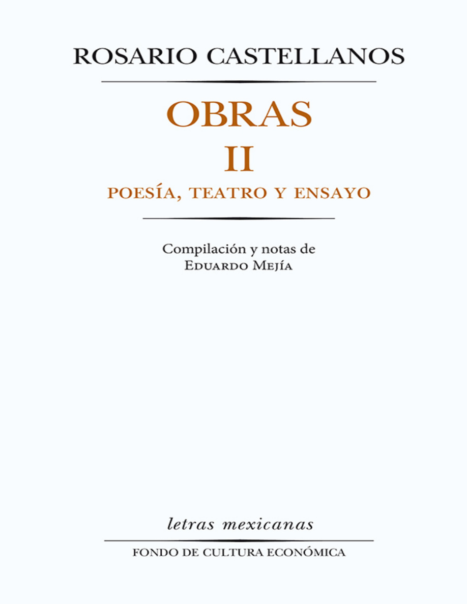 Obras II: Poesía, teatro y ensayo PDF Download