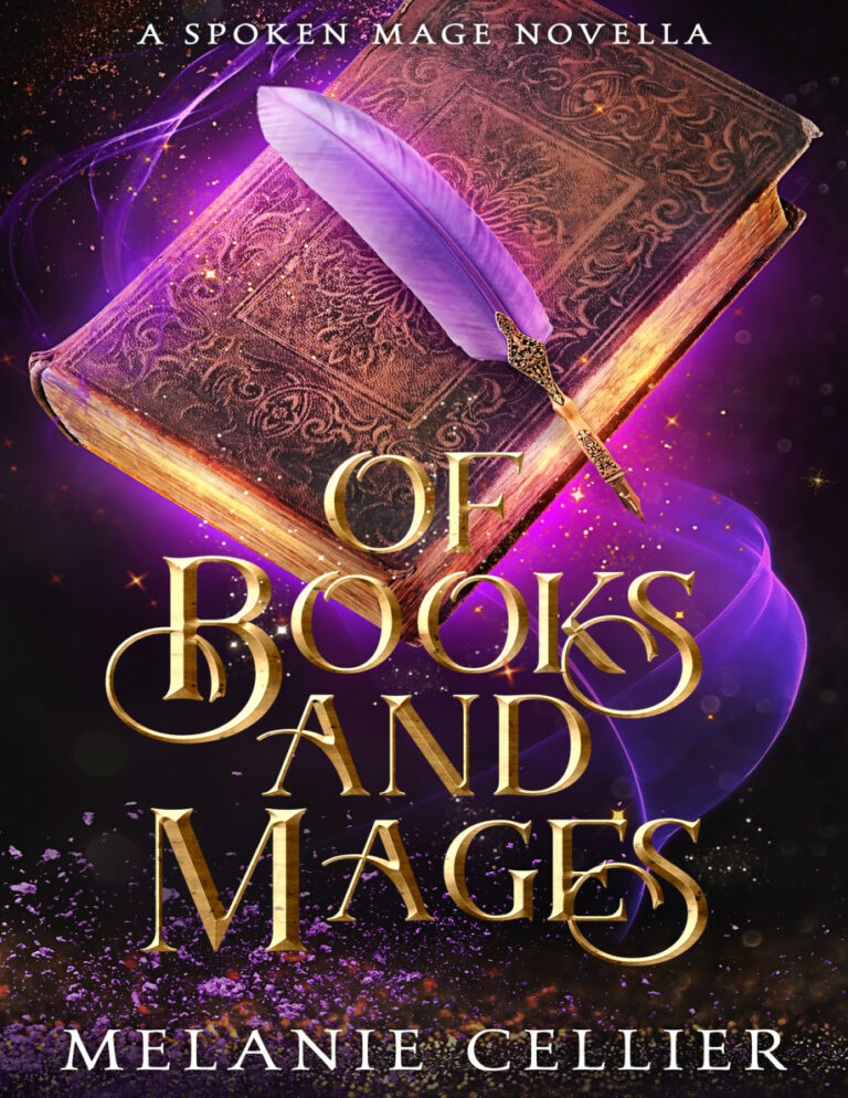 Of Books and Mages Melanie Cellier Kitap Kapağı
