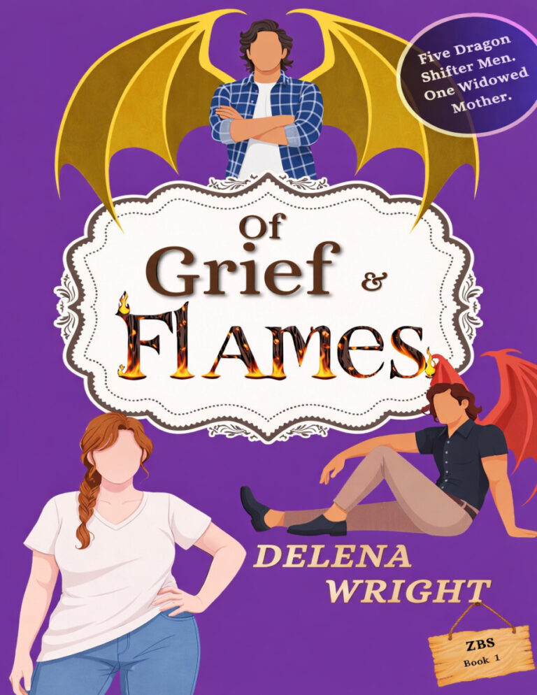Of Grief n Flames Delena Wright Kitap Kapağı