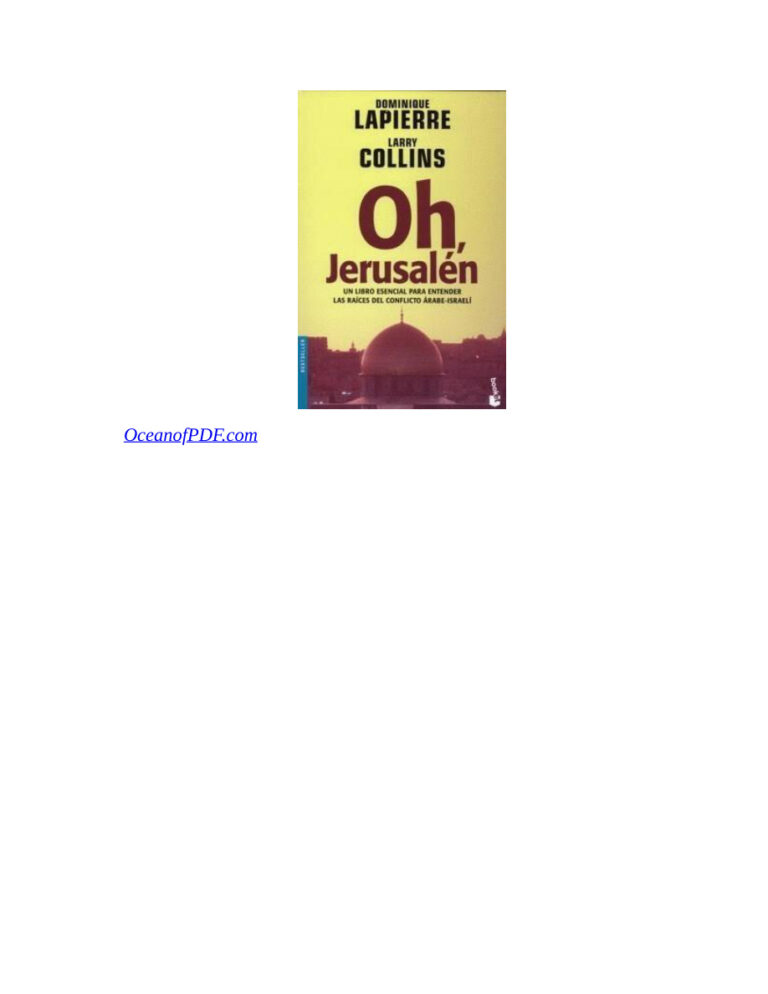 Oh Jerusalen Lapierre Dominique Kitap Kapağı