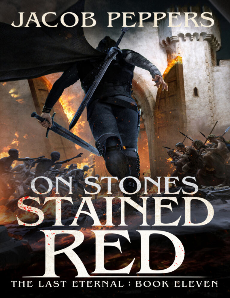 On Stones Stained Red Jacob Peppers Kitap Kapağı