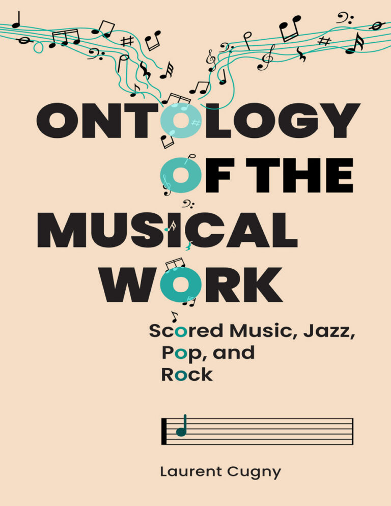 Ontology of the Musical Work Laurent Cugny Kitap Kapağı