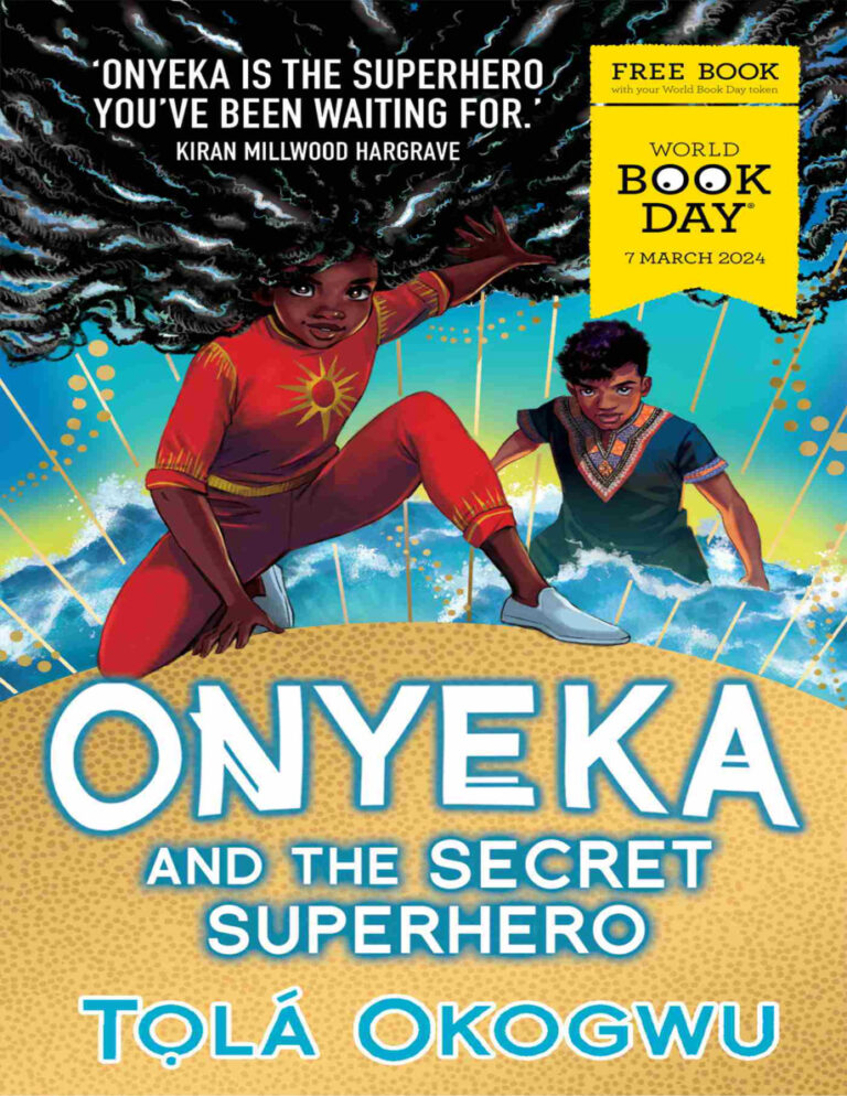 Onyeka and the secret superhero Tola Okogwu Kitap Kapağı