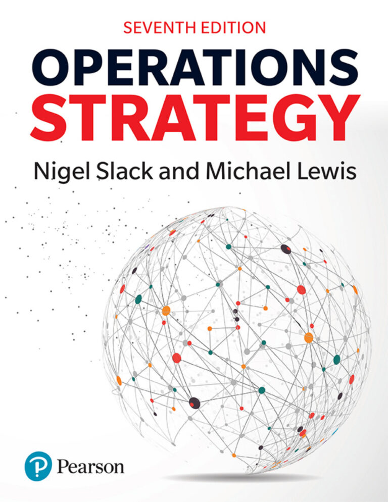Operations Strategy 7th edition Nigel Slack Mike Lewis Kitap Kapağı