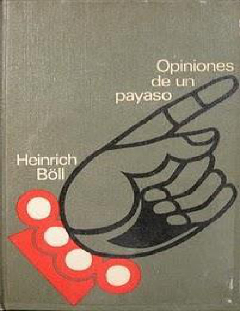 Opiniones de un payaso Spanish Boll Heinrich Kitap Kapağı