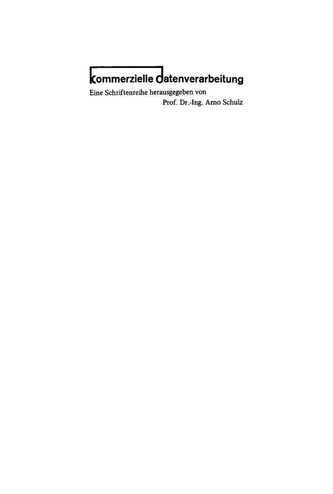 Optimierungskriterien in der Organisation der betrieblichen Datenverarbeitung PDF Download