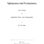 Optimismus und Pessimismus German Edition Wilhelm Gass Kitap Kapağı