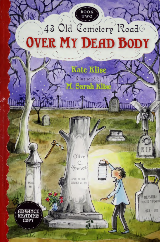 Over My Dead Body Kate Klise Kitap Kapağı