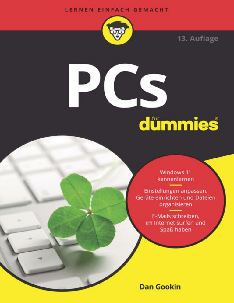 PCs fur Dummies German Edition Dan Gookin Kitap Kapağı