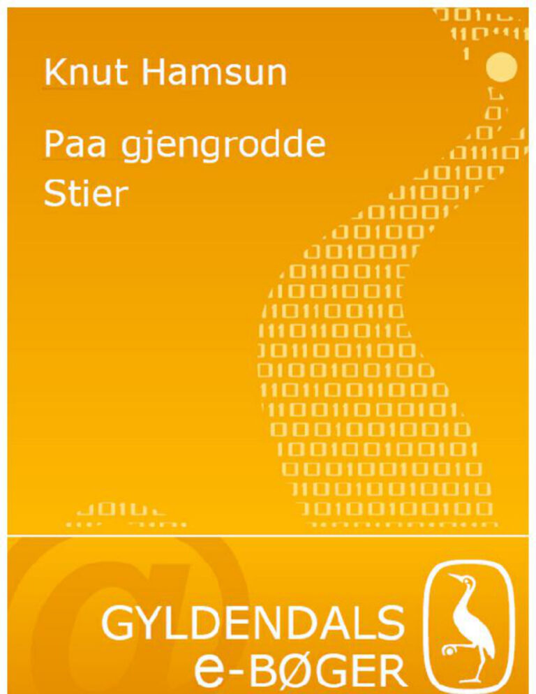 Paa gjengrodde Stier Norwegian Edition Hamsun Kitap Kapağı