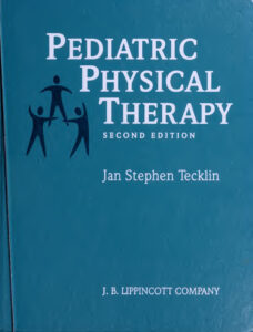 Paediatric physical therapy Stephen Tecklin Kitap Kapağı