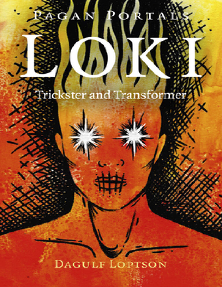 Pagan Portals Loki Trickster and Transformer Dagulf Lopston Kitap Kapağı