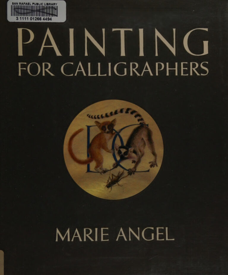 Painting for calligraphers Marie Angel Kitap Kapağı