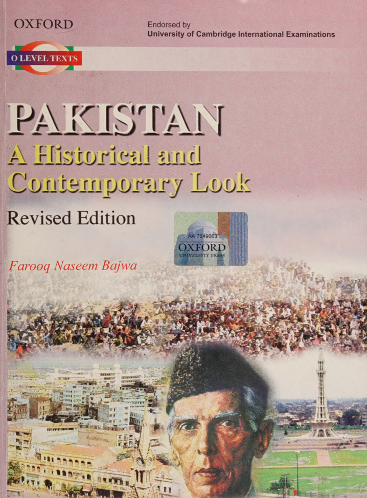 Pakistan a historical and contemporary look Farooq bajwa Kitap Kapağı