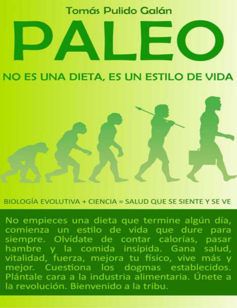 Paleo no es una dieta es un estilo de vida Tomas Pulido Galan Kitap Kapağı