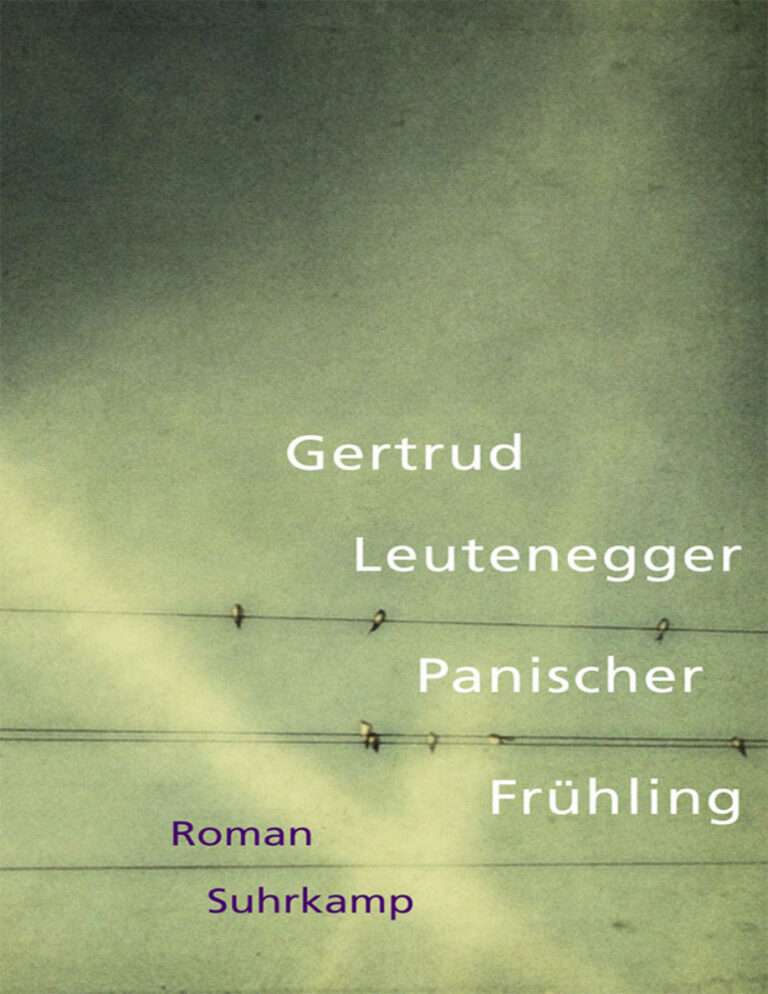 Panischer Fruhling German Edition Leutenegger Gertrud Kitap Kapağı