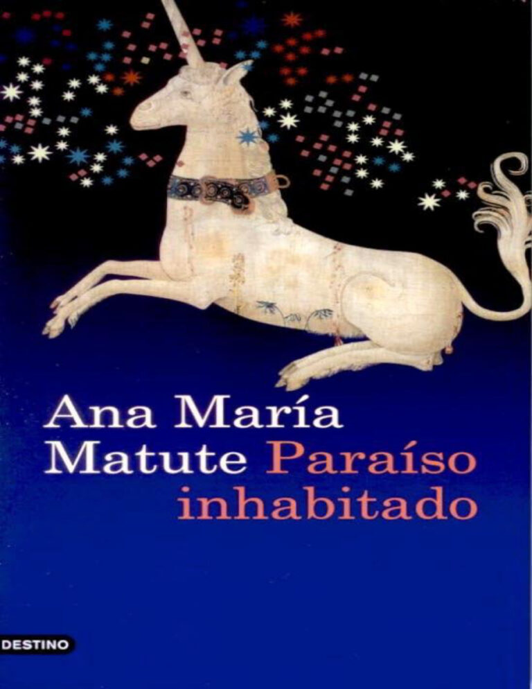 Paraiso inhabitado Ana Maria Matute Kitap Kapağı