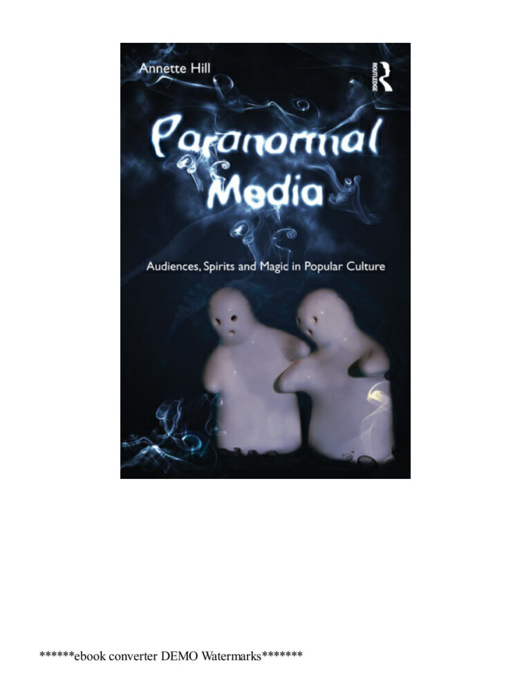 Paranormal Media Annette Hill Kitap Kapağı