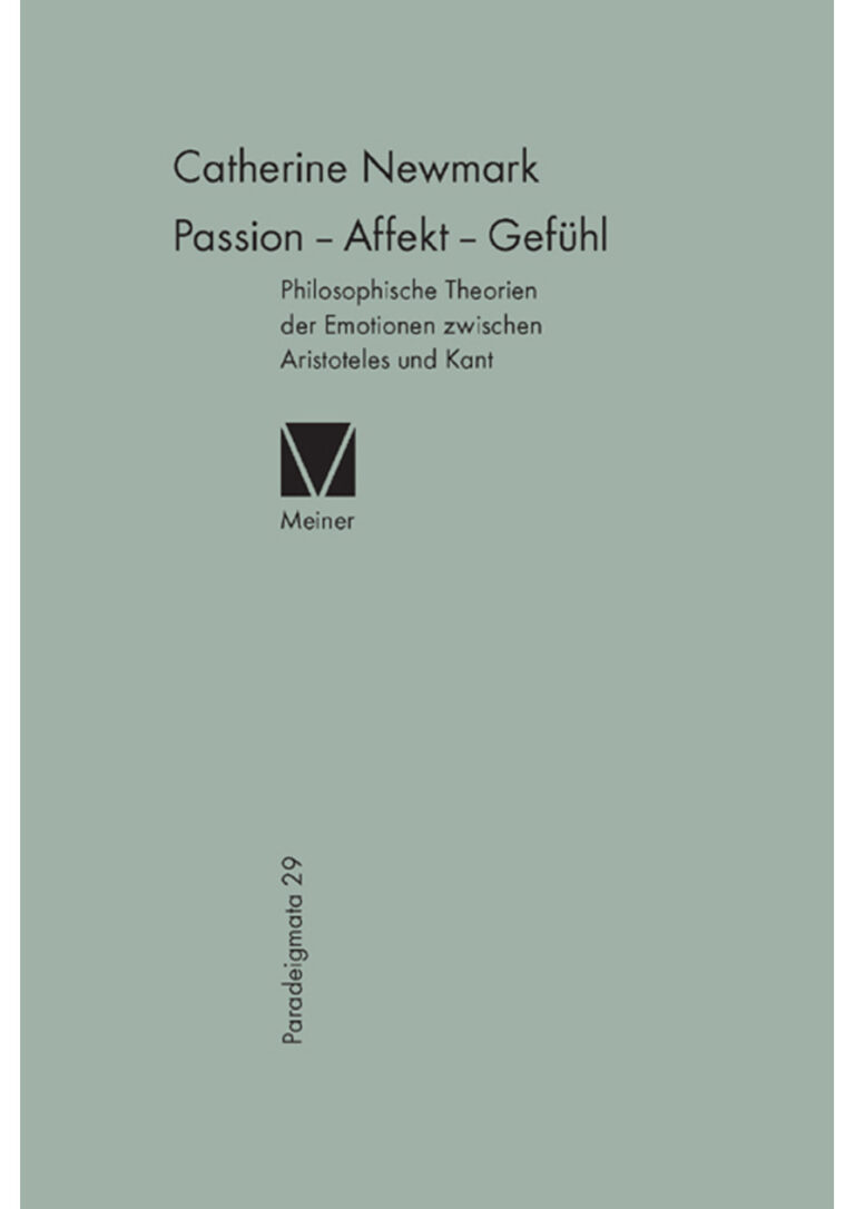 Passion Affekt Gefuh German Edition Catherine Newmark Kitap Kapağı