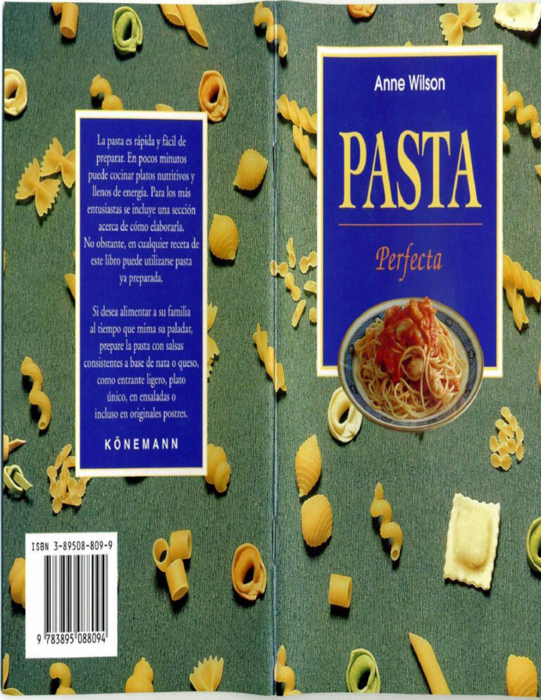 Pasta perfecta Anne Wilson Kitap Kapağı